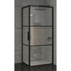 Riho Grid GB201 Cabine de douche - 90x90x200cm - noir SW1447042