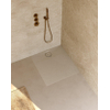 Riho Nuvia Receveur de douche - 90x80cm - antibactérien - purite - gris galet SW1585115