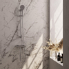 Brauer Brushed Edition opbouw douche thermostaatkraan met glijstang en 3 standen ronde handdouche en 150cm gladde doucheslang RVS geborsteld PVD SW716022 Brauer Brushed Edition opbouw douche thermostaatkraan met glijstang en 3 standen ronde handdouche en 150cm gladde doucheslang RVS geborsteld PVD SW716022