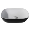 Terravito Eloro Waskom - opbouw - 46x12.2x34cm - Solid surface - Ovaal - Mat Zwart SW1177047