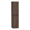 Saniclass Solution badkamerkast 160x35x35cm met 2 greeploze links- en rechtsdraaiende deur MFC Burned Bark SW370831 Saniclass Solution badkamerkast 160x35x35cm met 2 greeploze links- en rechtsdraaiende deur MFC Burned Bark SW370831