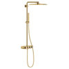 Grohe Euphoria SmartControl Cube Regendoucheset Opbouw - hoofddouche 31cm - hannddouche staaf - brushed cool sunrise (goud) SW484583