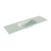 Mondiaz BIG small Greey solid surface inbouw wastafel 150cm midden SW423431 Mondiaz BIG small Greey solid surface inbouw wastafel 150cm midden SW423431