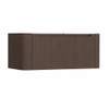 H&R Badmeubelen Juice Meuble sous lavabo - 100x45x40cm - coins arrondis - 1 tiroir - poignée intégrée - coffee SW1489109
