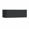 H&R Badmeubelen Juice Wastafelonderkast - 120x45x40cm - linkerhoek afgerond - 3D-front - 1 lade - geïntegreerde greep - dark blue SW1259910