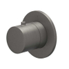 IVY Bond Partie apparente - pour mitigeur de douche encastré - robinet d'arrêt - symmetry - rosace ronde - metal black PVD brossé SW1031052