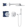 Grohe SmartControl doucheset rond met SmartBox hoofddouche en handdouche chroom SW108057 Grohe SmartControl doucheset rond met SmartBox hoofddouche en handdouche chroom SW108057