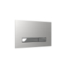 QeramiQ Push Metal Thin Bedieningsplaat - 25x16cm - voor Geberit UP320 inbouwreservoir - dualflush - geborsteld rvs SW1236536