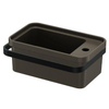 QeramiQ Élan Fontein - 45x27cm - 1 kraangat - keramiek - handdoekbeugel - mat caffé (bruin) SW1477236
