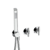 Crosswater MODULE Foile douchekraan - met handdoucheset - hoogglans chroom SW968391