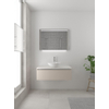Bruynzeel Giro badmeubelset 49x100x46cm 1 wasbak 1 lade met spiegel met softclose composite kasjmier grijs SW384247 Bruynzeel Giro badmeubelset 49x100x46cm 1 wasbak 1 lade met spiegel met softclose composite kasjmier grijs SW384247