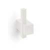 Zack Carvo Patère - 7x5cm - simple - blanc SW538647