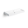Clou Wash Me lavabo 90x42cm trous de robinetterie pré-percés Aluite Blanc mat SW9245