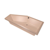 Xenz Society Compact ligbad 170x75x44cm links met poten zonder afvoer Acryl Bahama beige Hoogglans SW102926 Xenz Society Compact ligbad 170x75x44cm links met poten zonder afvoer Acryl Bahama beige Hoogglans SW102926