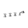 Herzbach ANAIS vier-gats badmengkraan glans chroom SW537037 Herzbach ANAIS vier-gats badmengkraan glans chroom SW537037