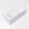 Mondiaz freeze Baignoire îlot 180x85cm Couleur Cale mat Couleur intérieure Blanc SW491455 Mondiaz freeze Baignoire îlot 180x85cm Couleur Cale mat Couleur intérieure Blanc SW491455
