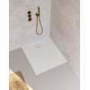 Riho Nuvia Douchevloer - 100x90cm - antibacterieel - purite - white matt SW1585135