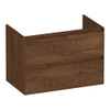 BRAUER Inspire meuble sous-lavabo 80 2 tiroirs softclose - sans poignée - 1 découpe pour siphon - Forest Cacao SW1200712