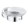 Grohe Start Porte-savon - avec support - montage mural - chrome/verre SW878156
