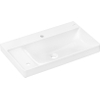 Hansgrohe Xelu Q wastafel - 80x48x8cm - planchet links - 1 kraangat - wit SW1413584