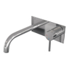 BRAUER Stripe Mitigeur lavabo encastré - bec courbé et plaque de recouvrement - modèle A1 - chrome SW1434703