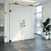 Saniclass Create Douchecabine XL 200x200x90cm profielloos met antikalk en 8mm veiligheidsglas Goud geborsteld SW638643 Saniclass Create Douchecabine XL 200x200x90cm profielloos met antikalk en 8mm veiligheidsglas Goud geborsteld SW638643