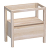 Saniclass Natural Wood Staand onderkast 80 White Oak Geborsteld SW223365 Saniclass Natural Wood Staand onderkast 80 White Oak Geborsteld SW223365