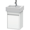 Duravit Ketho Meuble sous-lavabo avec 1 porte 40x32x55cm à gauche pour Vero 070445 blanc 0280142