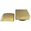 Wiesbaden Set knop/plug badoverloopcombinatie met vulfunctie vierkant geborsteld messing (goud) SW411980 Wiesbaden Set knop/plug badoverloopcombinatie met vulfunctie vierkant geborsteld messing (goud) SW411980