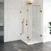 Saniclass Create Douchecabine 3-delig 90x200x90cm profielloos met antikalk en 8mm veiligheidsglas Goud geborsteld SW638592 Saniclass Create Douchecabine 3-delig 90x200x90cm profielloos met antikalk en 8mm veiligheidsglas Goud geborsteld SW638592