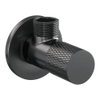 BRAUER Gunmetal Carving Robinet d'arrêt d'angle - G1/2 - flexible - Gunmetal brossé SW1182496