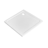 FugaFlow Effieciente Bac à douche Anto - 80x80x4cm - carré SMC - blanc brillant SW1450236