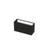 INK Wastafelonderkast - 120x45x65cm - 2 lades - greeploos - MDF lak - Mat zwart TWEEDEKANS OUT14599