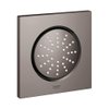 Grohe Rainshower F5 zijdouche met 1 straalsoort 12.7x12.7cm incl. inbouwkraanhuis hard graphite SW98912 Grohe Rainshower F5 zijdouche met 1 straalsoort 12.7x12.7cm incl. inbouwkraanhuis hard graphite SW98912