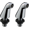 Hansgrohe Montageset pour robinet de baignoire de montage mural à montage sur pied chrome 0454284