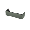INK Wastafelonderkast - 140x45x37.6cm - 1 lade - push to open - met recht opdekfront - MDF lak - Mat beton groen SW439454