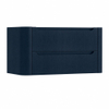 H&R Badmeubelen Juice Meuble sous vasque - 100x45x50cm - angles arrondis - 2 tiroirs - poignée intégrée - chêne bleu SW1489175