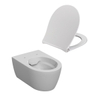 Geberit Icon WC suspendu 35.5x53x33cm à fond creux sans bride avec abattant softclose et quickrelease Céramique Blanc brillant SW705608