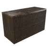 Saniclass Holz Atelier Badkamermeubelset - 120x45x63cm - Noche natuurstenen topblad dark emperador - 2 kraangaten - 2 lades - mat eiken charcoal (hout) SW1478305