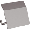 Hansgrohe AddStoris Q closetrolhouder - met klep - geborsteld zwart chroom (antraciet) SW651317