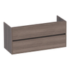 Saniclass Nexxt onderkast 120cm met 2 laden greeploos 2 sifonuitsparingen Legno Viola SW208968 Saniclass Nexxt onderkast 120cm met 2 laden greeploos 2 sifonuitsparingen Legno Viola SW208968