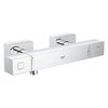 Grohe Cube douchekraan thermostatisch met koppelingen chroom 0442350 Grohe Cube douchekraan thermostatisch met koppelingen chroom 0442350