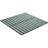 The Mosaic Factory Sevilla mozaïektegel - 30x30cm - 8mm - rechthoek - glans turquoise (blauw) SW397947