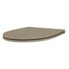 QeramiQ Élan Abattant de toilette - fermeture amortie - déclipsable - slim - sabia mat (taupe) SW1467744
