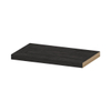 INK 35d wandplank - 60x35x3.5cm - voorzijde afgekant - tbv nis - MFC Houtskool eiken SW493456