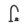 Hotbath Cobber Wastafelmengkraan - 2 gats - PVD - gepolijst zwart SW1246695