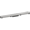 Hansgrohe RainDrain Match Caniveau de douche - 80cm - cadre réglable en hauteur - brushed stainless steel SW791696