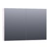 BRAUER Plain Spiegelkast - 100x70x15cm - 2 links/rechtsdraaiende spiegeldeuren - MFC - Birch SW499529