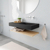 MONDIAZ ALAN 100cm badmeubel planchet washed oak Vrijhangende wastafel cloud rechts zonder kraangat kleur urban SW408763 MONDIAZ ALAN 100cm badmeubel planchet washed oak Vrijhangende wastafel cloud rechts zonder kraangat kleur urban SW408763