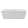 Xenz moniek xs duobad met afvoer plaatsafvoer midden met overloopgat 200liter 155x80x57cm acryl edelweiss SW381464 Xenz moniek xs duobad met afvoer plaatsafvoer midden met overloopgat 200liter 155x80x57cm acryl edelweiss SW381464